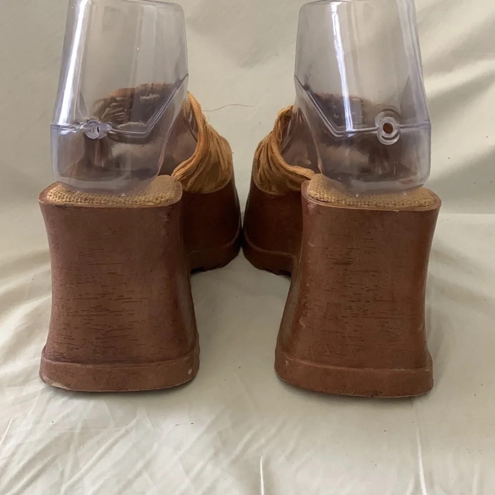 90’s/Y2K Vintage Chunky Platform Sandals/Mules - Picture 5 of 10